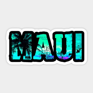 Maui Hawaiian Island Sticker